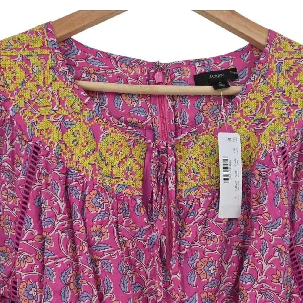J. Crew crew embroidered